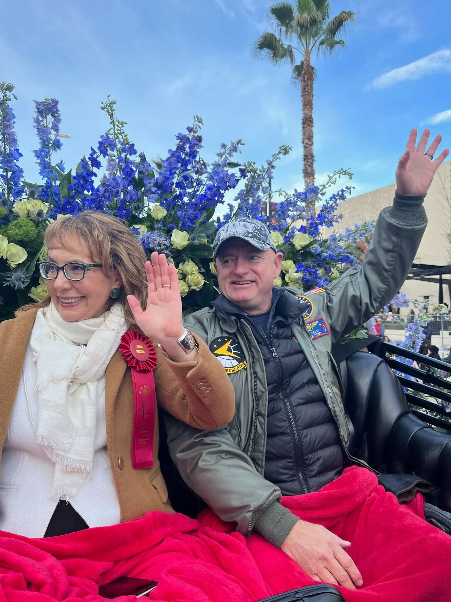 Former Congresswoman Gabby Giffords Serves as Rose Parade Grand Marshal
