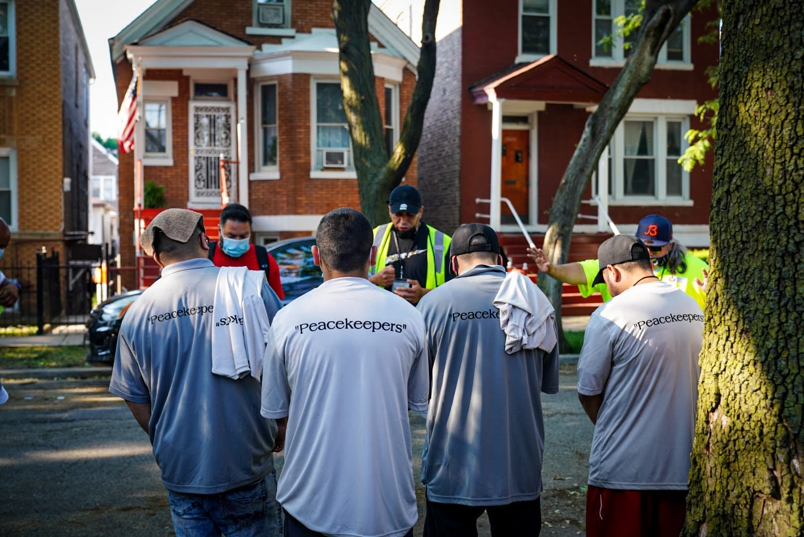 A groups of New Life Centers of Chicagoland Peacekeepers